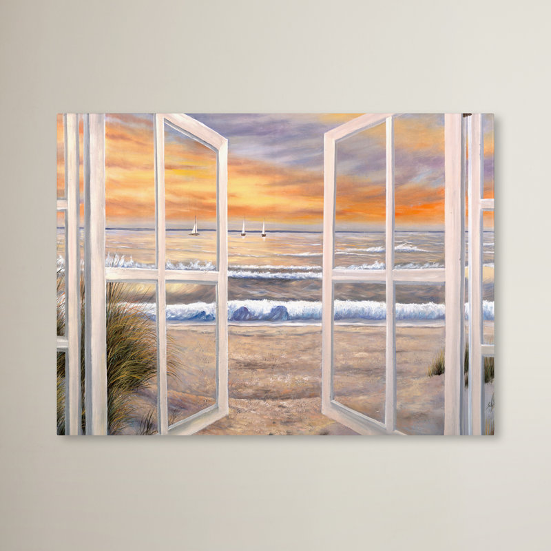 Trademark Global Elongated Window Painting Print on Canvas & Reviews